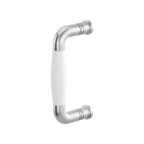 GPF4956.09A RVS mat/wit deurgr geb 130mm