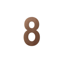 GPF9808.A2 bronze huisnummer 8/ 200mm