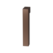 GPF1302.A2KL/R Bronze raamkruk/ z.rozet