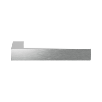 GPF1308.09 RVS geborsteld kruk/ z.rozet