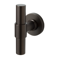 GPF3047.A1-00 Hipi Deux+ Dark blend kruisknop vast incl. knopvastzetter op ronde rozet