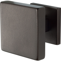 Dark blend voordeurknop op rozet 70 mm