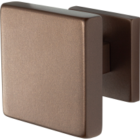 Bronze blend voordeurknop op rozet 70 mm