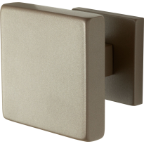 Mocca blend voordeurknop op rozet 70 mm