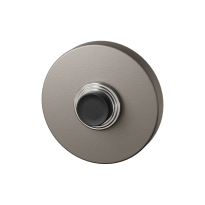 Mocca blend deurbel rond zwarte button