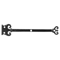 KP1160 schijnscharnier Smeedijzer zwart 273x57 mm