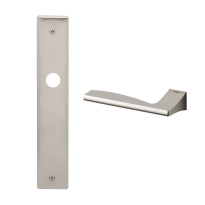 1030L Link deurkruk op schild PC85 linkswijzend, mat nikkel