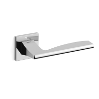 1031 Link deurkruk op rozet, chrome