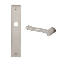 1070L Ola deurkruk op schild PC72 linkswijzend, mat nikkel
