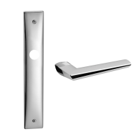 1080 Isi deurkruk op schild PC85, chroom