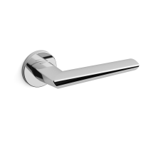 1081R Isi deurkruk op rozet rechtswijzend, chrome