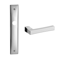 1160 Telis deurkruk op schild PC92, chroom