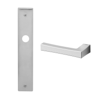 1160L Telis deurkruk op schild PC72 linkswijzend, satinchrome