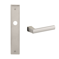 1290 Fan deurkruk op schild BB72, mat nikkel