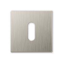 1291/B sleutelrozet 50x50x6mm mat nikkel