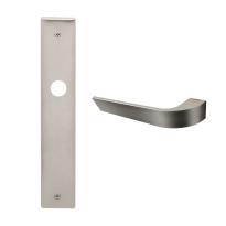 1500L Nuria deurkruk op schild PC55 linkswijzend, mat nikkel