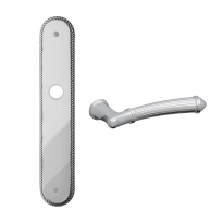 1510 Aurora deurkruk op langschild PC55, chroom