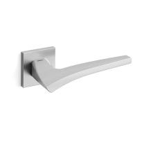 1631L Astrid deurkruk op rozet linkswijzend, satinchrome