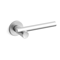 1671R Bilbao deurkruk op rozet rechtswijzend, satinchrome