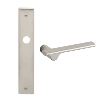 3190R Ara deurkruk op langschild blind rechtswijzend, mat nikkel