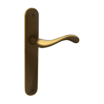 450 Ande deurkruk op langschild PC85, brons