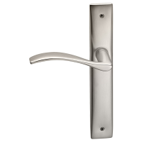710L Zen deurkruk op langschild BB72 linkswijzend, mat nikkel