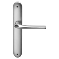 720 Filo deurkruk op langschild PC92, satinchrome/chrome
