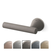 8021L Juno deurkruk op rozet linkswijzend, mat nikkel-duifgrijs