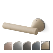 8021L Juno deurkruk op rozet linkswijzend, mat nikkel-zand