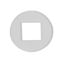 Krukring transparant 18,3 mm t.b.v. deurkrukken van GPF Bouwbeslag