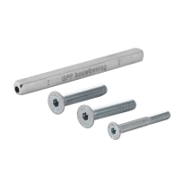 AG0317 bevestigingsset t.b.v. deurdikte 44 mm
