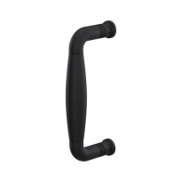 Deurgreep jaren 30 Ika zwart 157x62mm