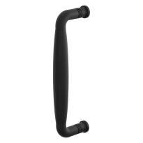 Deurgreep jaren 30 Ika zwart 207x63mm