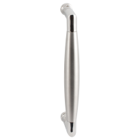 Deurgreep ton model Ika RVS gepolijst met RVS geborsteld 130x60mm