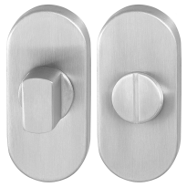GPF0904.04 toiletgarnituur 70x32mm stift 5mm RVS geborsteld