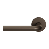 GPF100VRA1L Dark blend L-model 19mm deurkruk op rozet 53x6mm linkswijzend