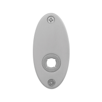 GPF1100.03L/R rozet 80x38x2mm RVS geborsteld links-/rechtsdraaiend