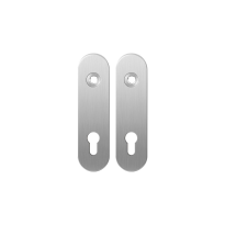 GPF1100.10 kortschild afgerond PC72 RVS geborsteld