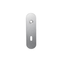 GPF1100.10L kortschild afgerond BB72 linksdraaiend RVS geborsteld