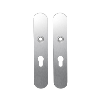 GPF1100.20 langschild afgerond PC55 RVS geborsteld