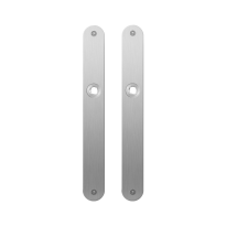 GPF1100.23 plaatschild afgerond RVS geborsteld