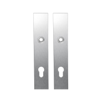 GPF1100.25 langschild rechthoekig PC85 RVS geborsteld