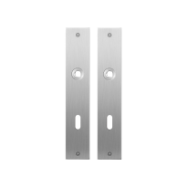 GPF1100.26 plaatschild rechthoekig BB72 RVS geborsteld