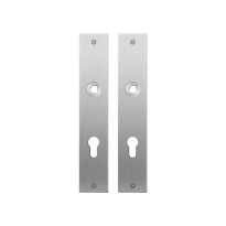 GPF1100.26 plaatschild rechthoekig PC72 RVS geborsteld