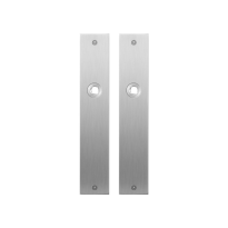 GPF1100.26 plaatschild rechthoekig RVS geborsteld
