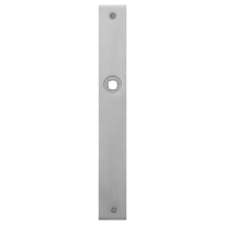 GPF1100.28L/R plaatschild rechthoekig links-/ rechtsdraaiend RVS geborsteld