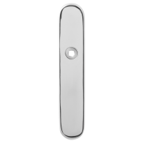 GPF1100.60 langschild afgerond WC55/8 normale knop RVS gepolijst