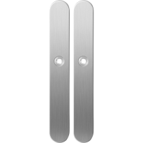 GPF1100.70 langschild XL afgerond blind RVS geborsteld