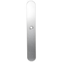 GPF1100.70L langschild XL afgerond linksdraaiend RVS geborsteld
