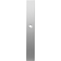 GPF1100.75L langschild XL rechthoekig blind linksdraaiend RVS geborsteld
